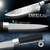 Conjunto de facas de cozinha MYVIT aço inoxidável - loja online