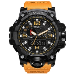 Relógio Militar Masculino SMAEL 1545 50m Impermeável led Quartzo Digital - loja online