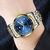 Relógio Masculino WWOOR 701E Aço Inoxidável - comprar online