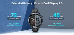Relógio Smartwatch TicWatch Pro 3 LTE Wear Vodafone/Orange Snapdragon Wear 4100 8GB ROM 3 - ElaShopp.com