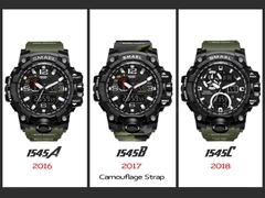 Relógio Militar Masculino SMAEL 1545 50m Impermeável led Quartzo Digital na internet