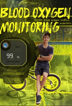 Relógio Smartwatch NORTH EDGE Freqüência Cardíaca ip68 À Prova D´ Água - loja online