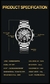 Relógio masculino VA VA VOOM HM-1094 À Prova D'Água - comprar online