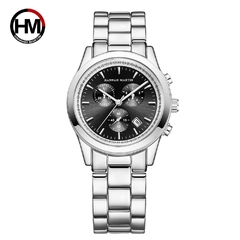 Relógio Masculino Hannah Martin HM-1039 À Prova D'Água Feito em Aço Inoxidável - loja online