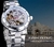 Relógio Masculino FORSINING GMT1119-3 À Prova D'Água - comprar online
