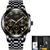 Relógio Masculino LIGE 9810 À Prova D'Água - ElaShopp.com