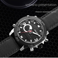 Relógio SMAEL 1320 Militar Luxuoso Casual À Prova D´Água - comprar online
