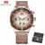 Relógio Masculino de luxo MINI FOCUS MF0114G-4 À Prova D'Água