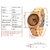 Relógio de Bambu BOBO BIRD GD028-AB À Prova D'Água - comprar online
