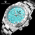 Imagem do Relógio De Pulso Aço inoxidável para Homens Quartz De Luxo