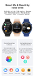 Imagem do Smartwatch Homens 1.4 Exibição 100 Modos Esportivos Dias Bateria