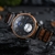 Relógio Masculino de madeira e aço inoxidável BOBO BIRD T122 À Prova D'Água - loja online