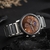 Imagem do Relógios de Luxo madeira e aço inoxidável Masculino BOBO BIRD T121 À Prova D'Água