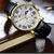 Relógio Quartz Cronógrafo Impermeável Masculino - comprar online