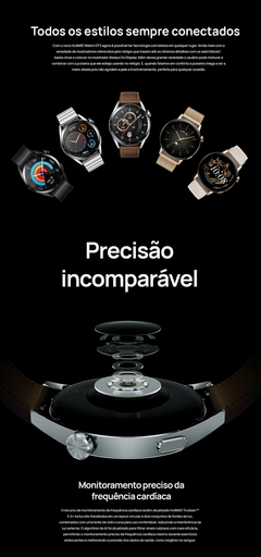 Smartwatch Huawei Watch GT 3 Monitoramento de SpO2 Bluetooth chamadas ROSTEST à prova d'água GT3 - comprar online