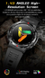 Smartwatch para homens tela AMOLED HD ultra grande chamada Bluetooth na internet