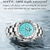 Relógio De Pulso Aço inoxidável para Homens Quartz De Luxo - loja online