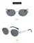 Óculos de Sol Ovais de Luxo Unissex ElaShopp Casual na internet