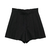 Mini Saias para Mulheres Moda Sólida Lace Up Front Zipper Shorts - ElaShopp.com