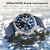 Relógio Sapphire mecânico masculino 200M À Prova D'Água - ElaShopp.com