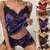 Conjunto Lingerie Pijama de Seda Feminino com Renda V ElaShopp - loja online