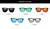 Óculos Clássico ElaShopp Quadrado Polarizado Unissex