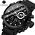 Relógio Masculino Militar WWOOR 8882BB Digital Esportivo Pulseira de Silicone À Prova D'Água - ElaShopp.com