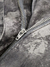 Calças Femininas de Cintura Alta com Bolsos Zíper Frontal Estampado