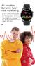 Smartwatch Full Touch Screen para Homens e Mulheres Rastreador de Fitness na internet