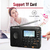 Rádio Portátil FM AM SW Recarregável Shortwave Baterias - ElaShopp.com