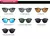 Óculos de Sol Redondos ElaShopp polarizados Unissex Anti-Reflexo - loja online
