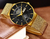 Relógio de Quartzo Ultrafino Impermeável Masculino com Pulseira de Aço - comprar online