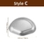 Placa de aço inoxidável para café MYVIT molho bandeja irregular - ElaShopp.com