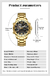 Relógio Para Homens Top Marca De Luxo Moda À Prova D'Água - comprar online