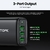 Carregador USB Portatil 3 Portas TOPK B15 - comprar online