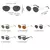 Óculos de Sol Ovais de Luxo Unissex ElaShopp Casual na internet
