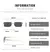Óculos de Sol sem Aro Clássicos Unissex ElaShopp Sem Moldura - comprar online