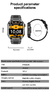 Relógio de pulso fitness impermeável para homens smartwatch esportivo - ElaShopp.com