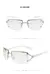 Óculos de Sol Clássico Quadrado ElaShopp sem Moldura Feminino na internet
