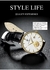 Relógio Mecânico Automático POEDAGAR 151 Pulseira de Couro - ElaShopp.com