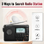 Rádio Portátil FM AM SW Recarregável Shortwave Baterias