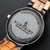 Relógios de madeira BOBOBIRD GO026 Masculino À Prova D'Água - comprar online