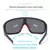 Óculos de Sol Anti-Vento Elegantes ElaShopp Unissex