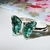 anillo mariposa Verde - comprar online