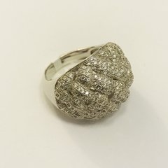 Anillo canasta pavee cubics COD 4241 - comprar online