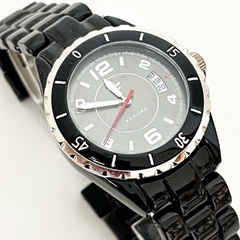 RELOJ KOSIUKO CERAMICA NEGRA HOMBRE T765