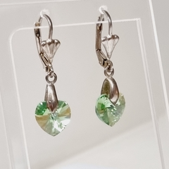 AROS COLGANTE CRISTAL SWAROVSKI VERDE K2281