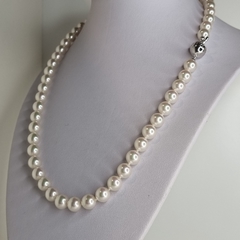 Collar de perlas Majorica cierre en plata 45 cm 8 mm MAJ20 - comprar online