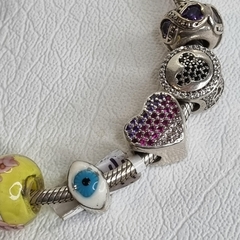 PULSERA ESTILO PANDORA CON DIJES COMPLETA 8035P en internet