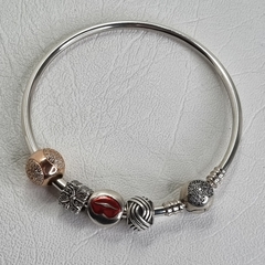 PULSERA ESTILO PANDORA EN PLATA CON DIJES K5359 - comprar online